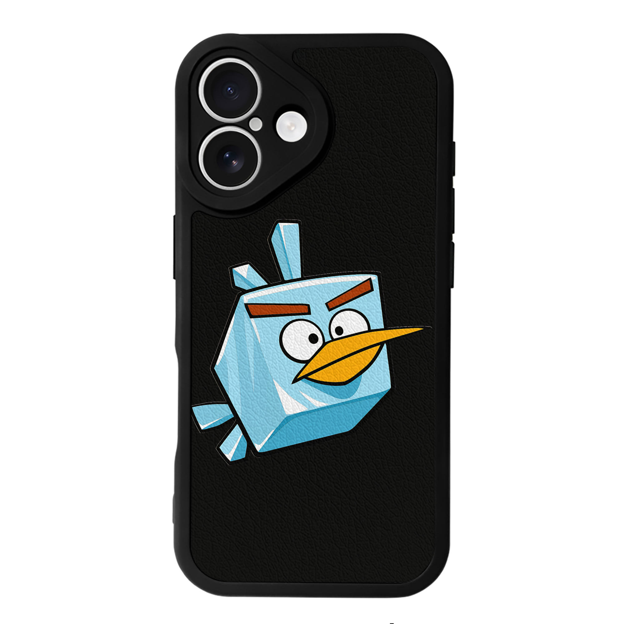 （画像用） Angry Birds アングリーバード 【iPhone 16シリーズ対応】シリコンスマホケース（レザー調） 材質：シリコン